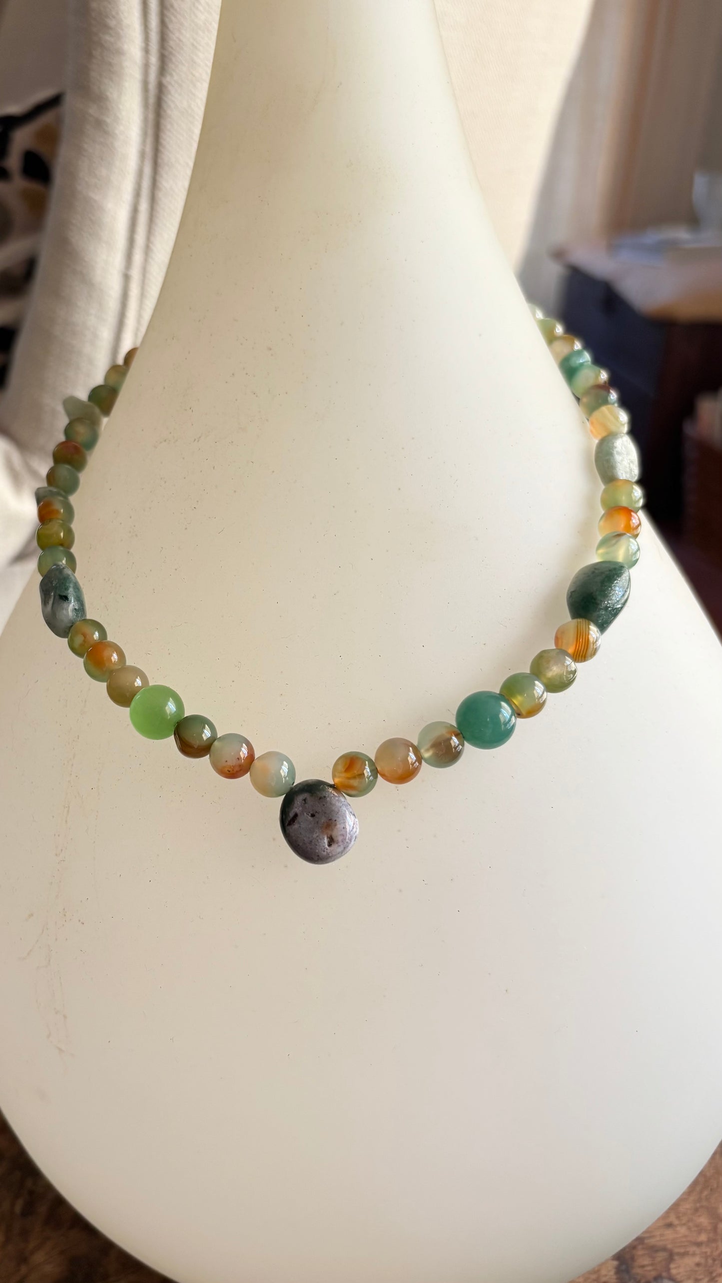 Meadow Green Mix Necklace