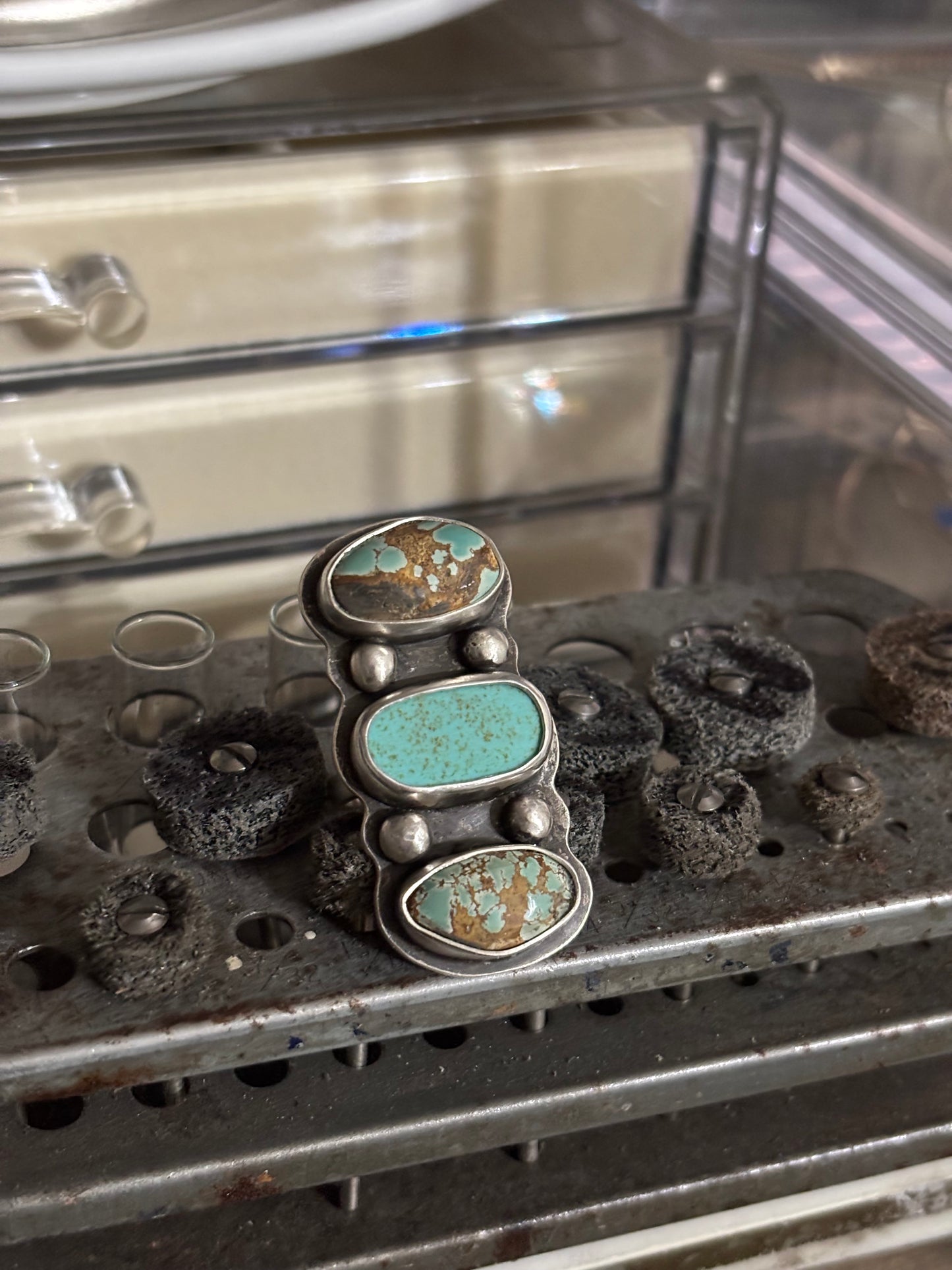Sky Cloud Turquoise Ring