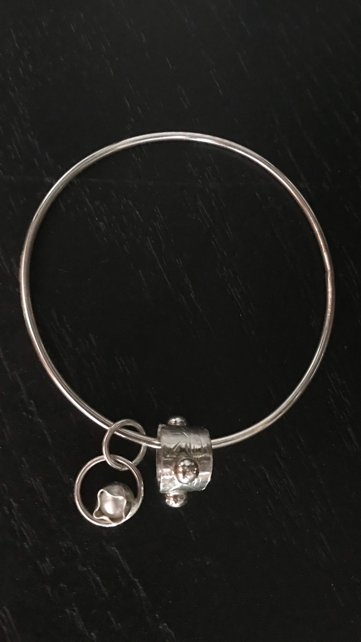 Freshwater Pearl Charm Bracelet