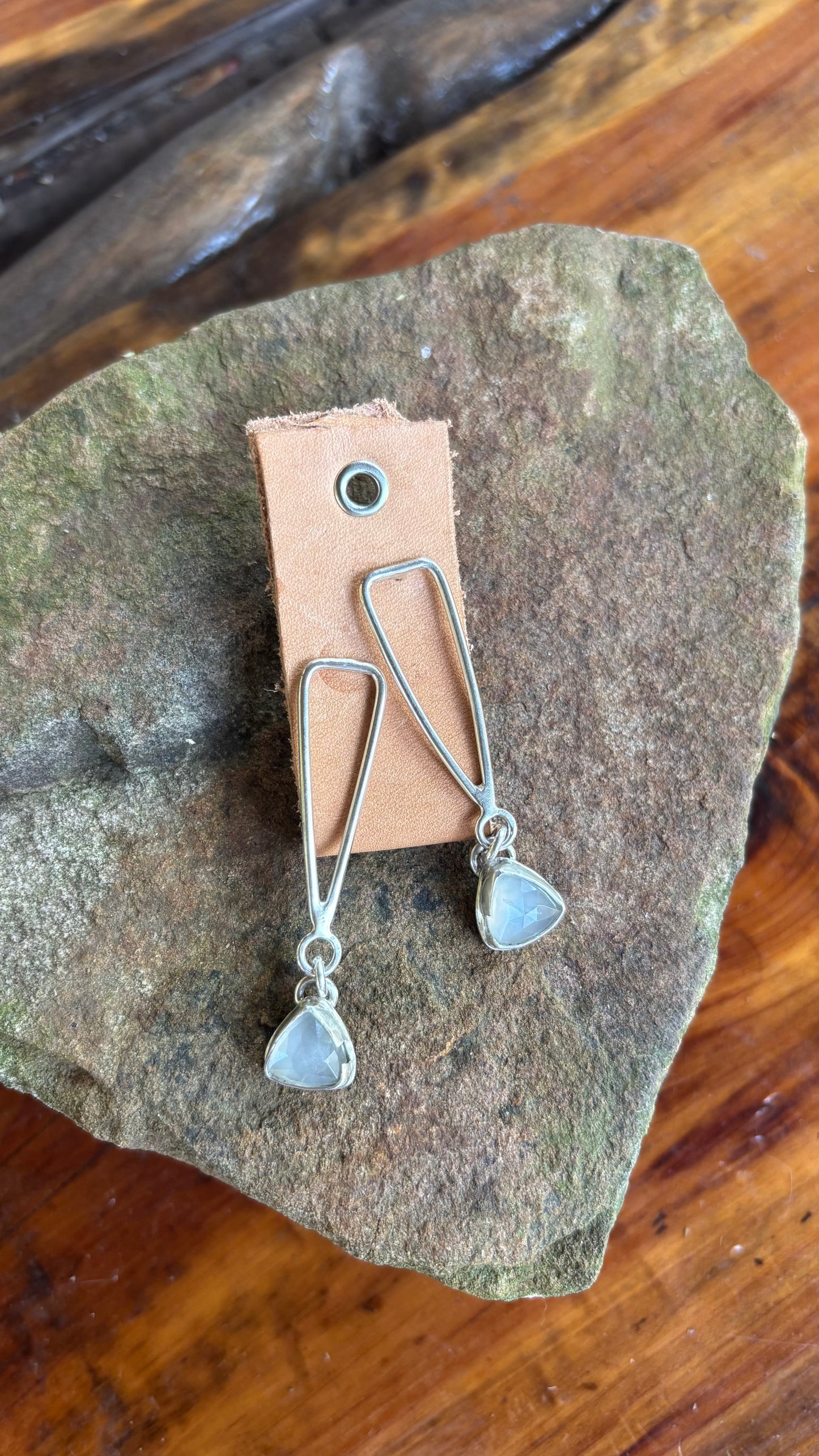 Earrings - Moonstone