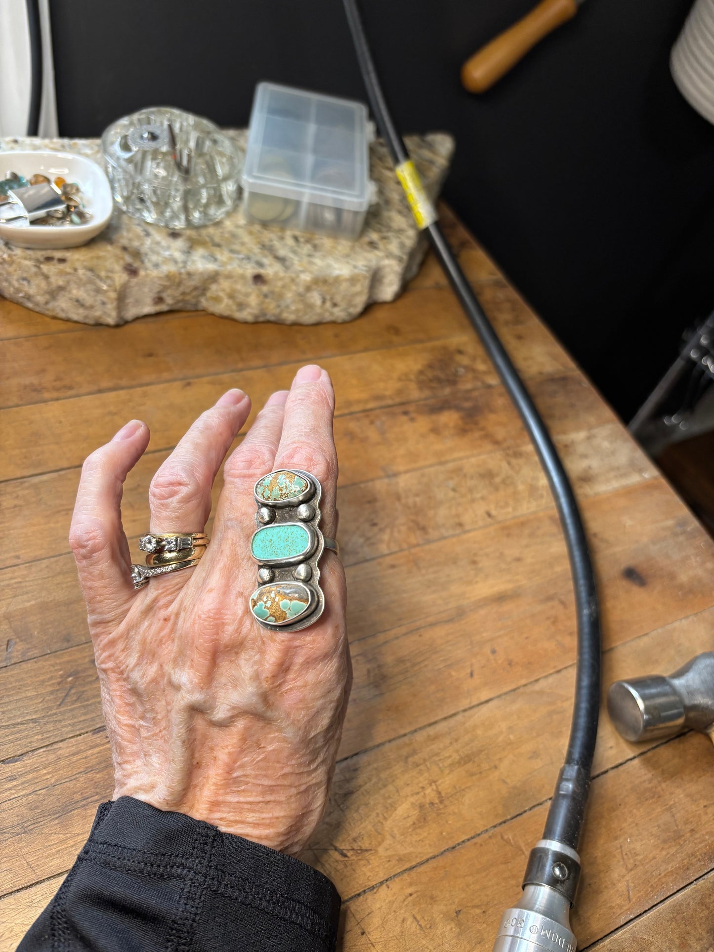 Sky Cloud Turquoise Ring