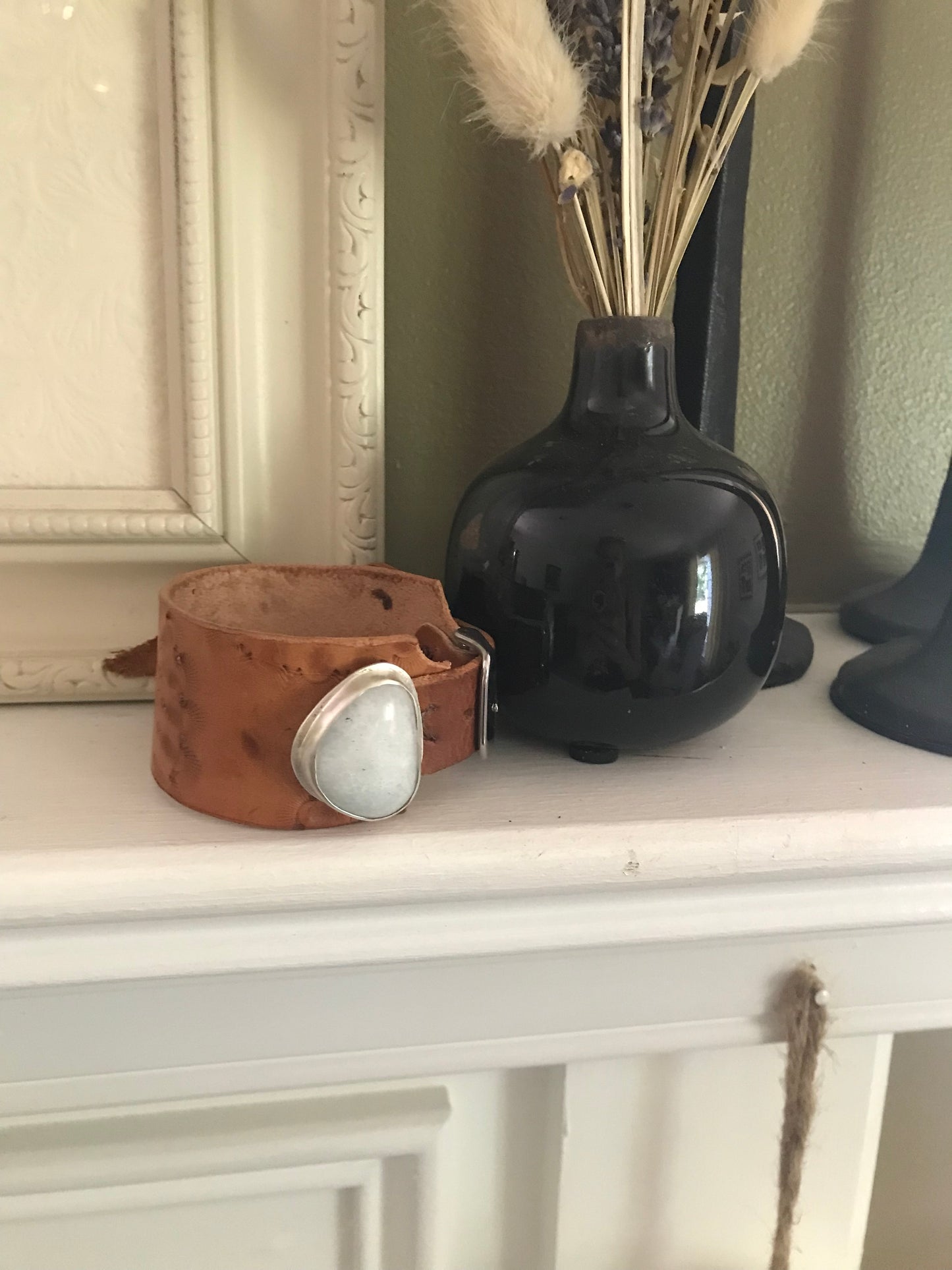 Grace Leather Cuff