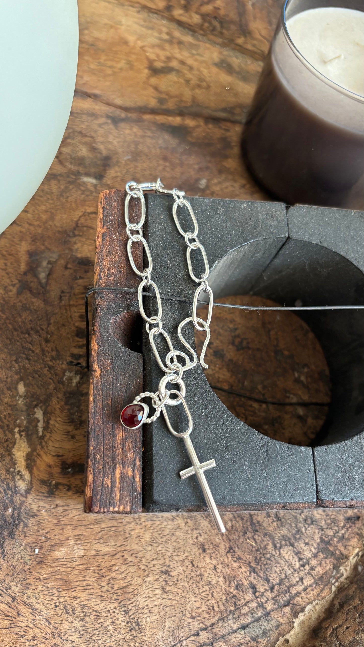 Cross Charm Bracelet