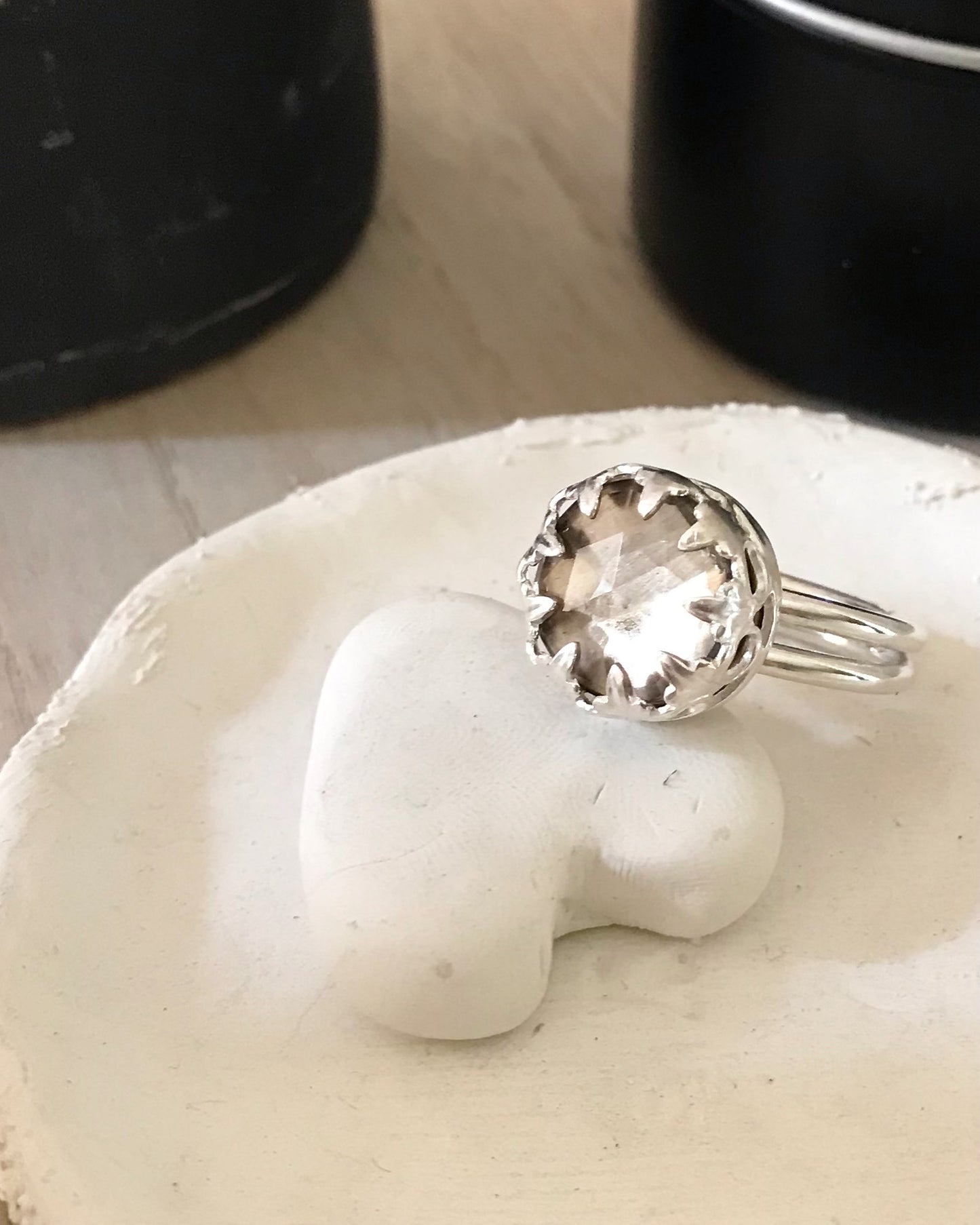 Smokey Topaz Ring
