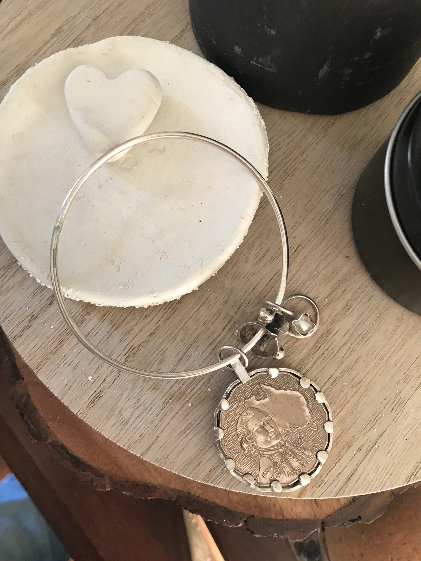 Queen Elizabeth II Coin Bangle 1970