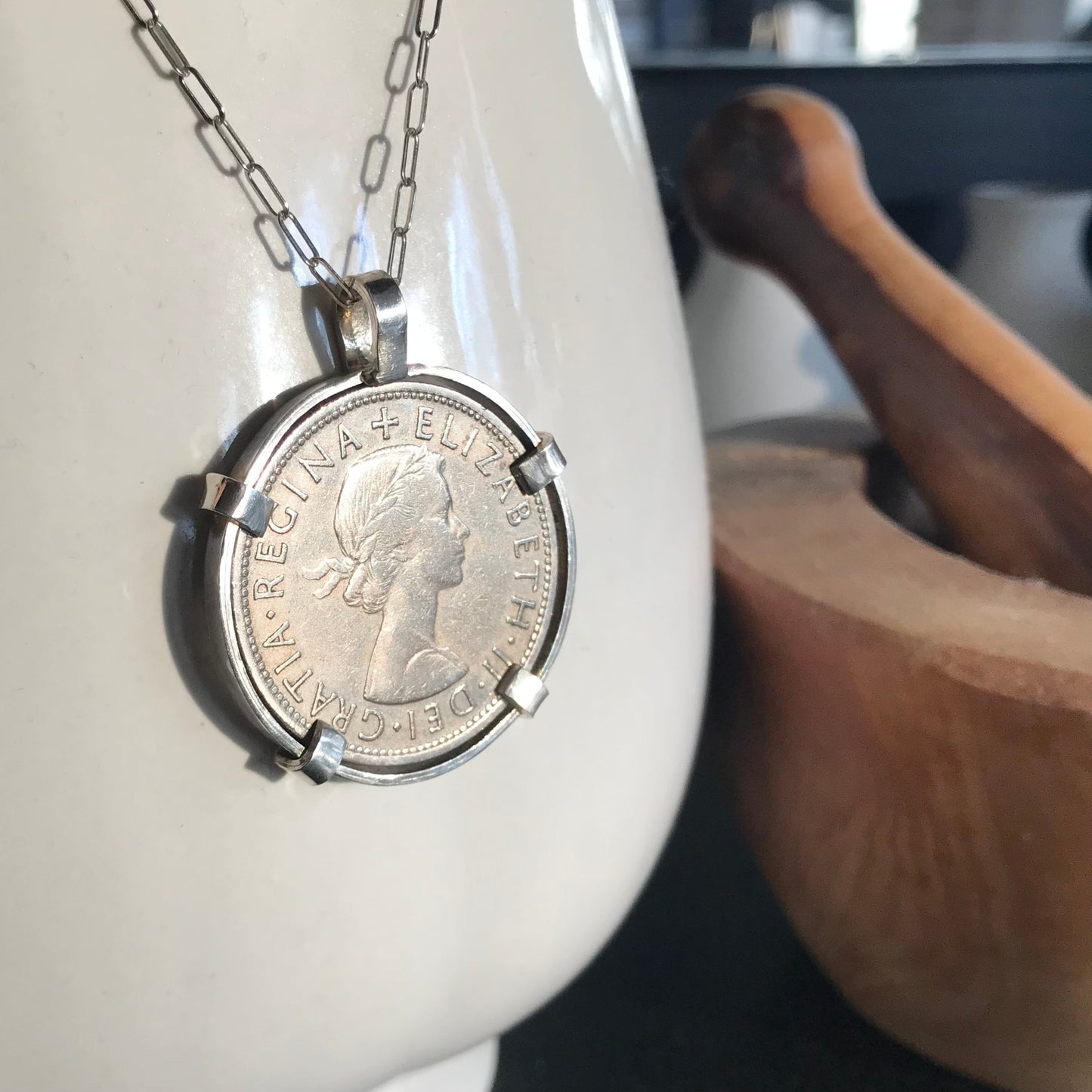 1956 Elizabeth II Coin Necklace