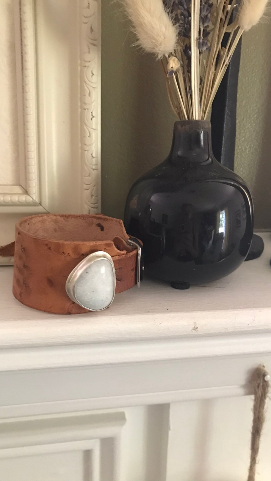 Grace Leather Cuff