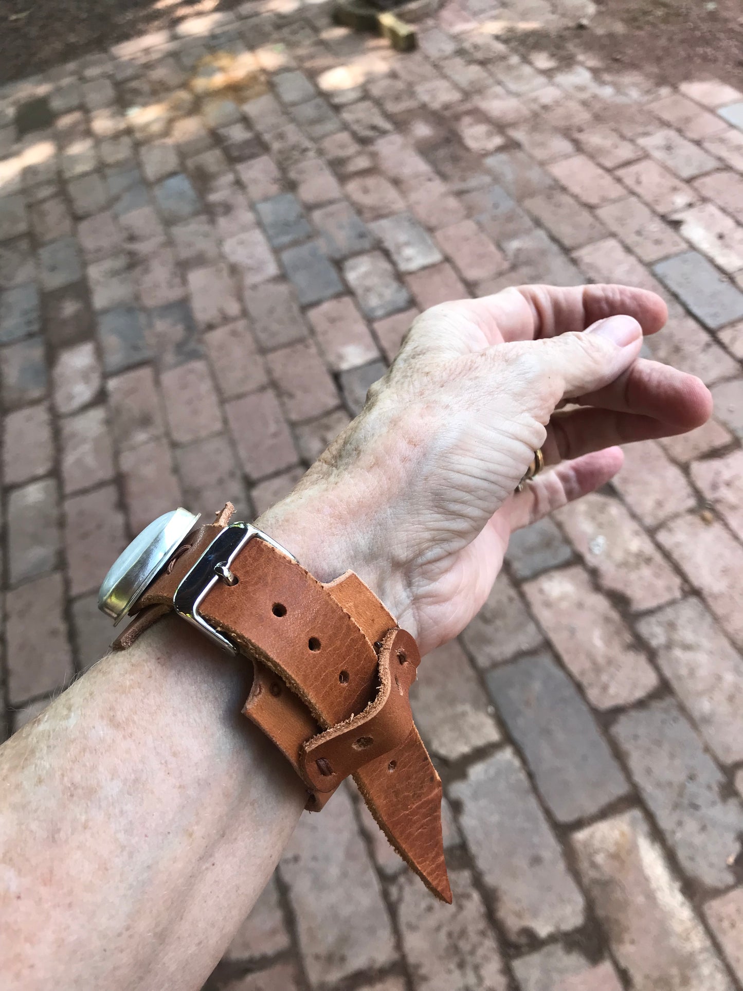Grace Leather Cuff