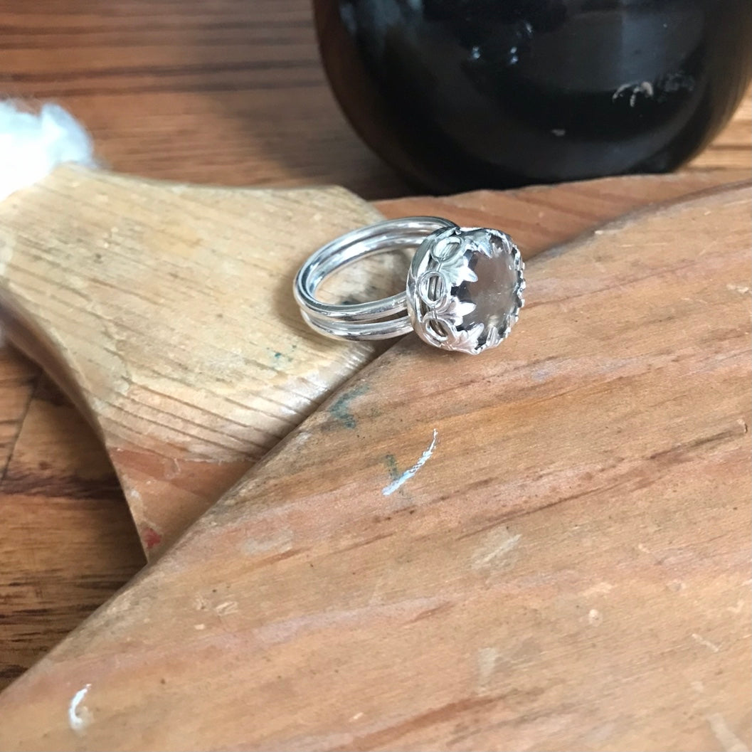 Smokey Topaz Ring