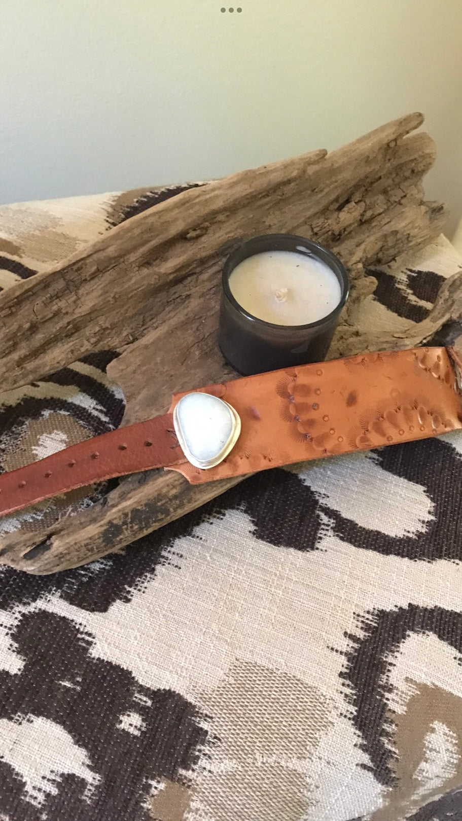 Grace Leather Cuff