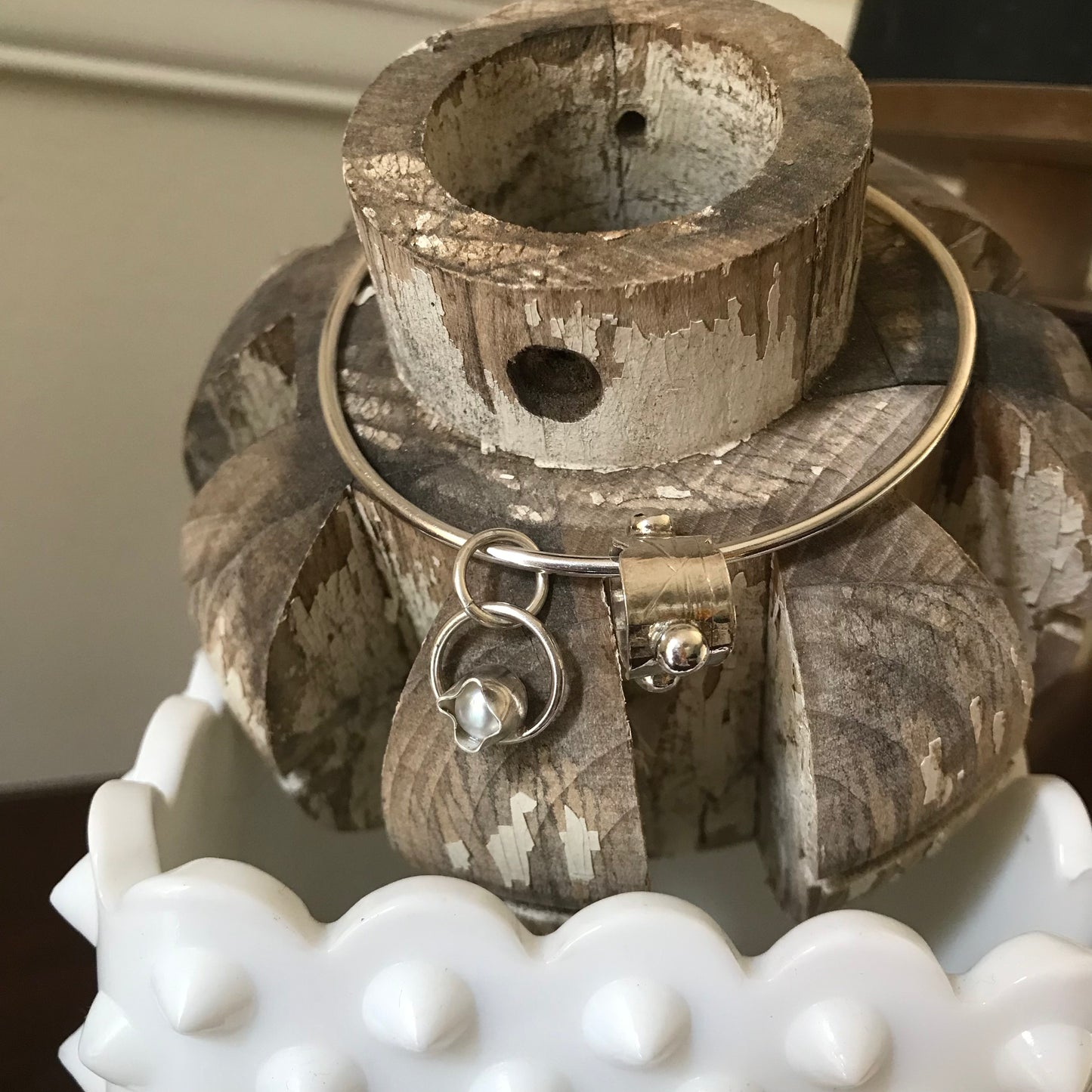 Freshwater Pearl Charm Bracelet