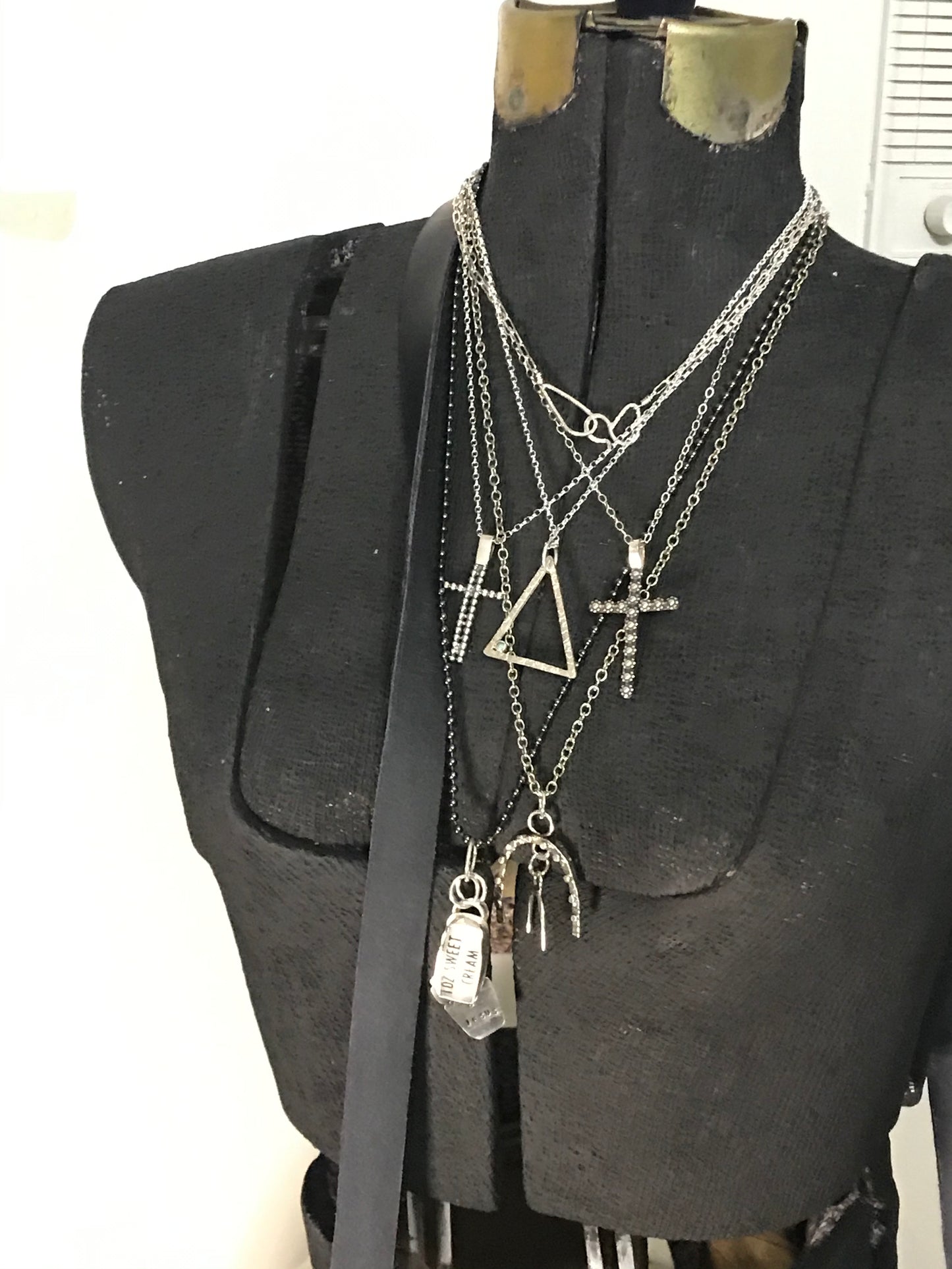 Beaded Cross Necklace