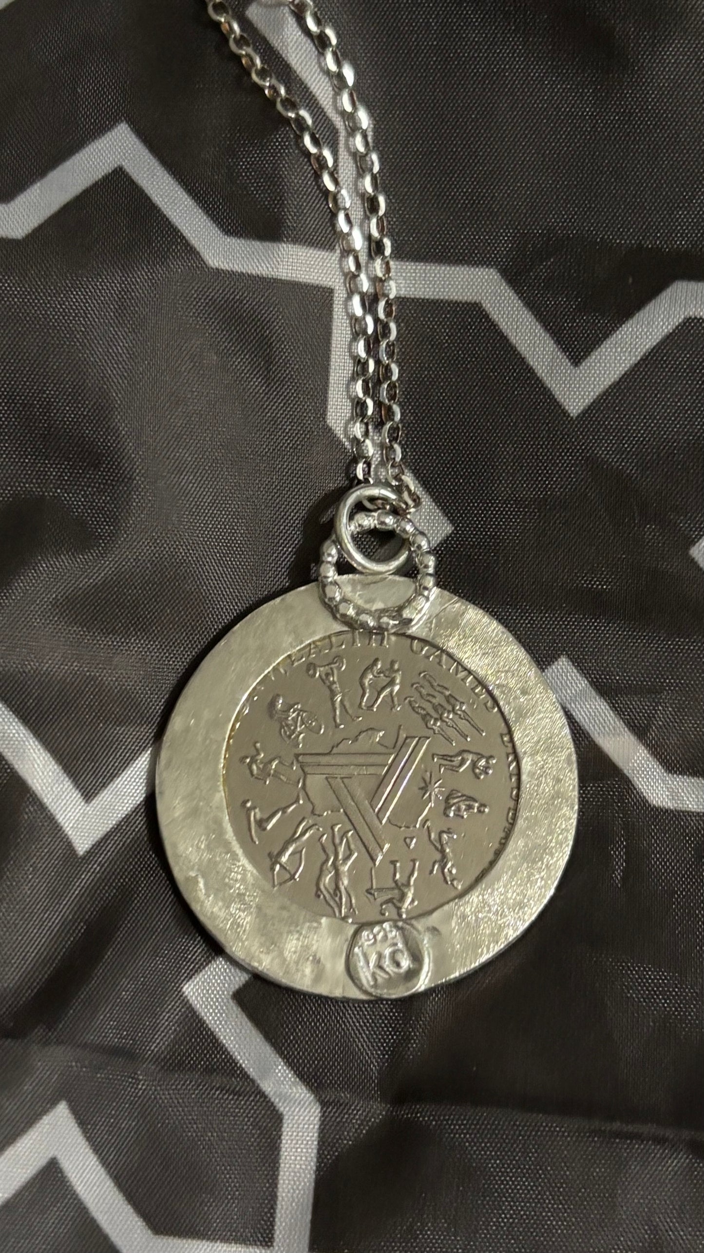 1982 Commonwealth Games Coin Necklace