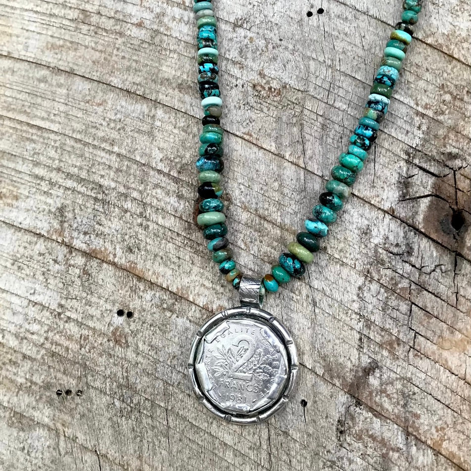 1981 French Coin Necklace