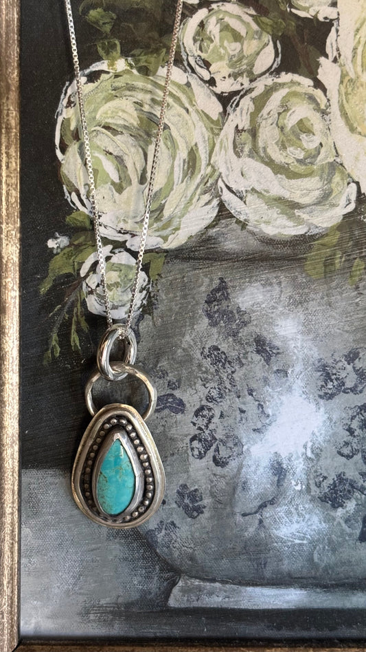 Tear Drop Turquoise Necklace