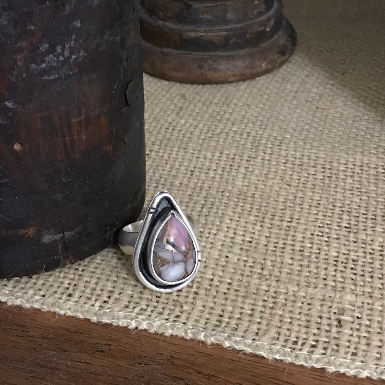 Pink Opal Ring