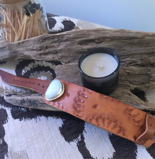 Grace Leather Cuff
