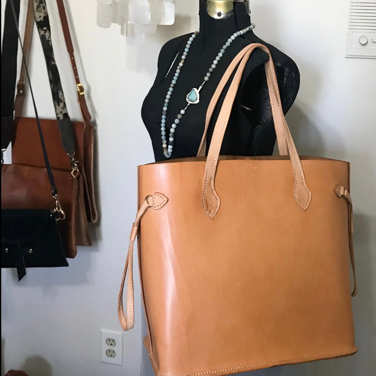 Reserved - Leather Tote - LV Neverfull Dupe