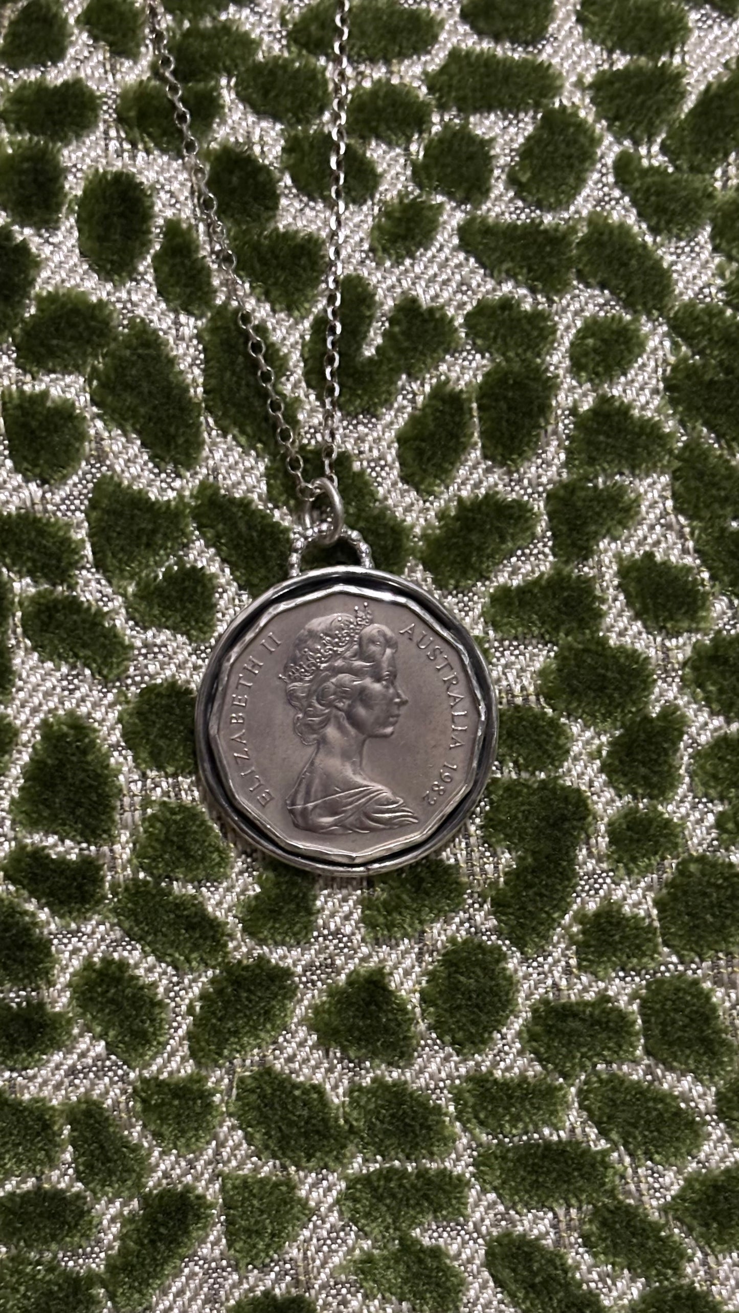 1982 Commonwealth Games Coin Necklace