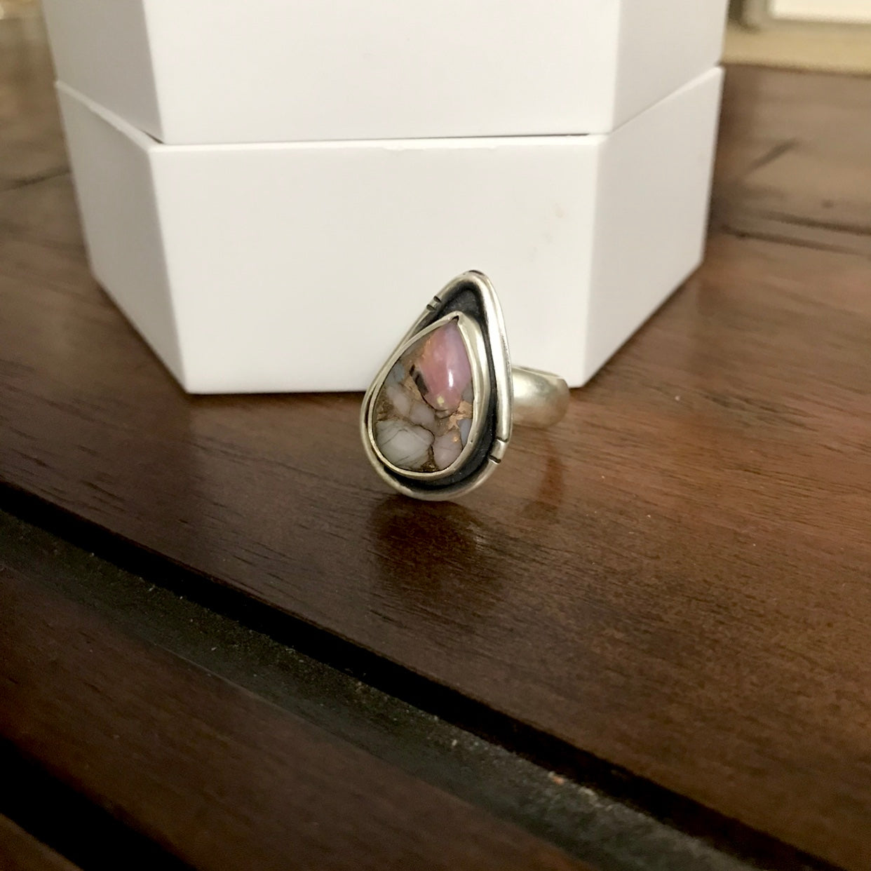 Pink Opal Ring