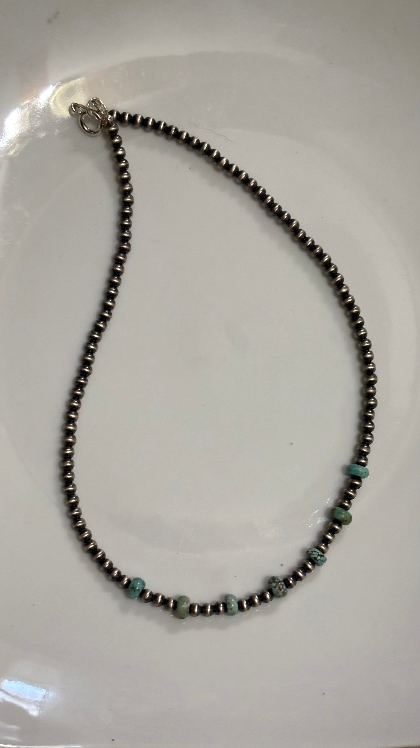 Choker-Sterling Silver Necklace