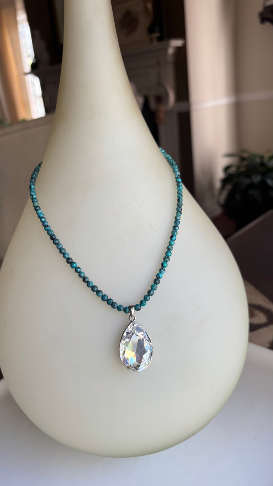 Reserved for Barbara G - Bloom Turquoise Necklace