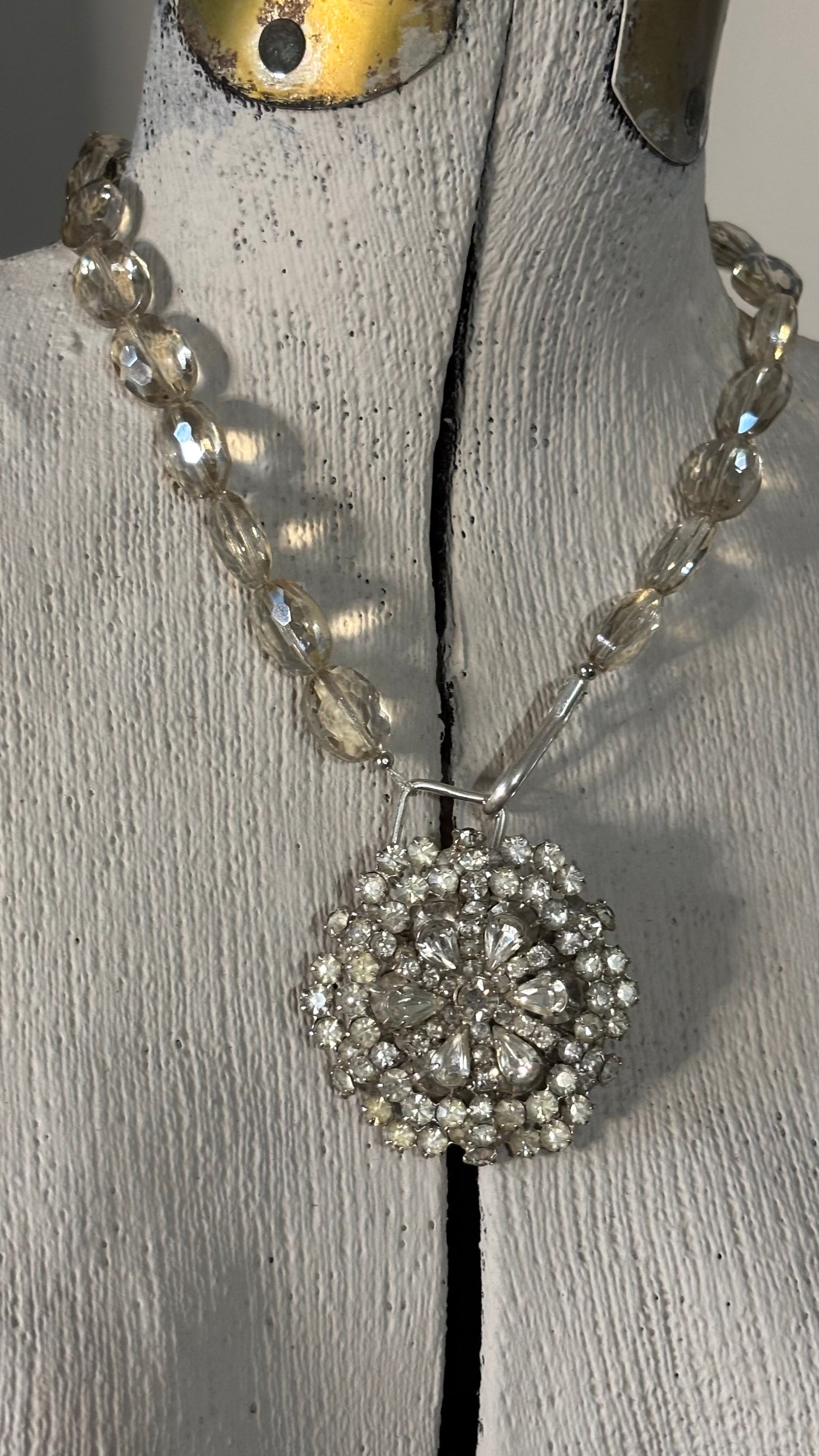 Vintage Brooch - Necklace