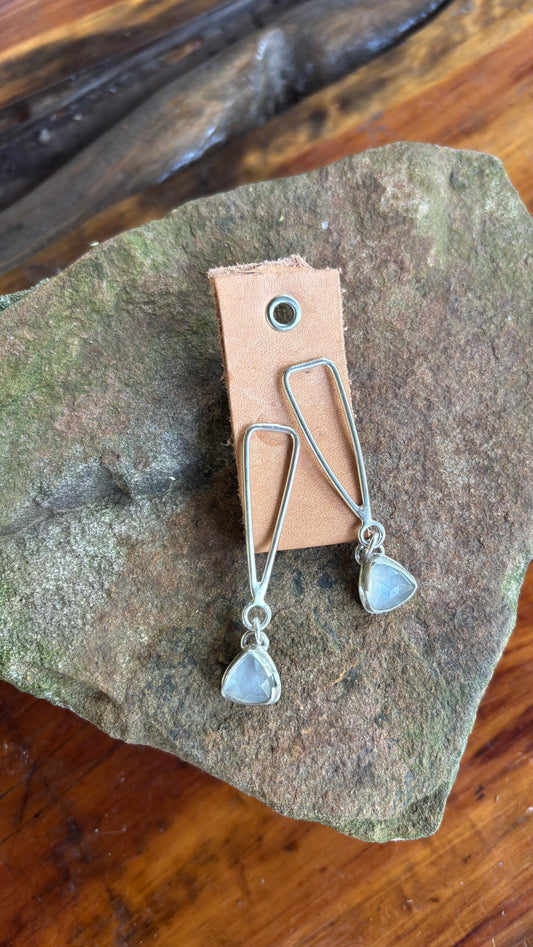 Earrings - Moonstone