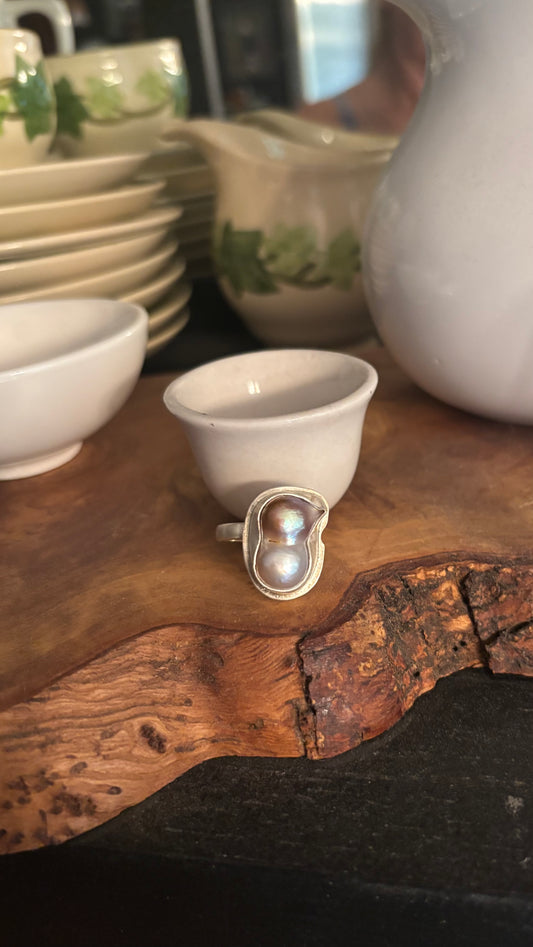 Baroque Pearl Ring