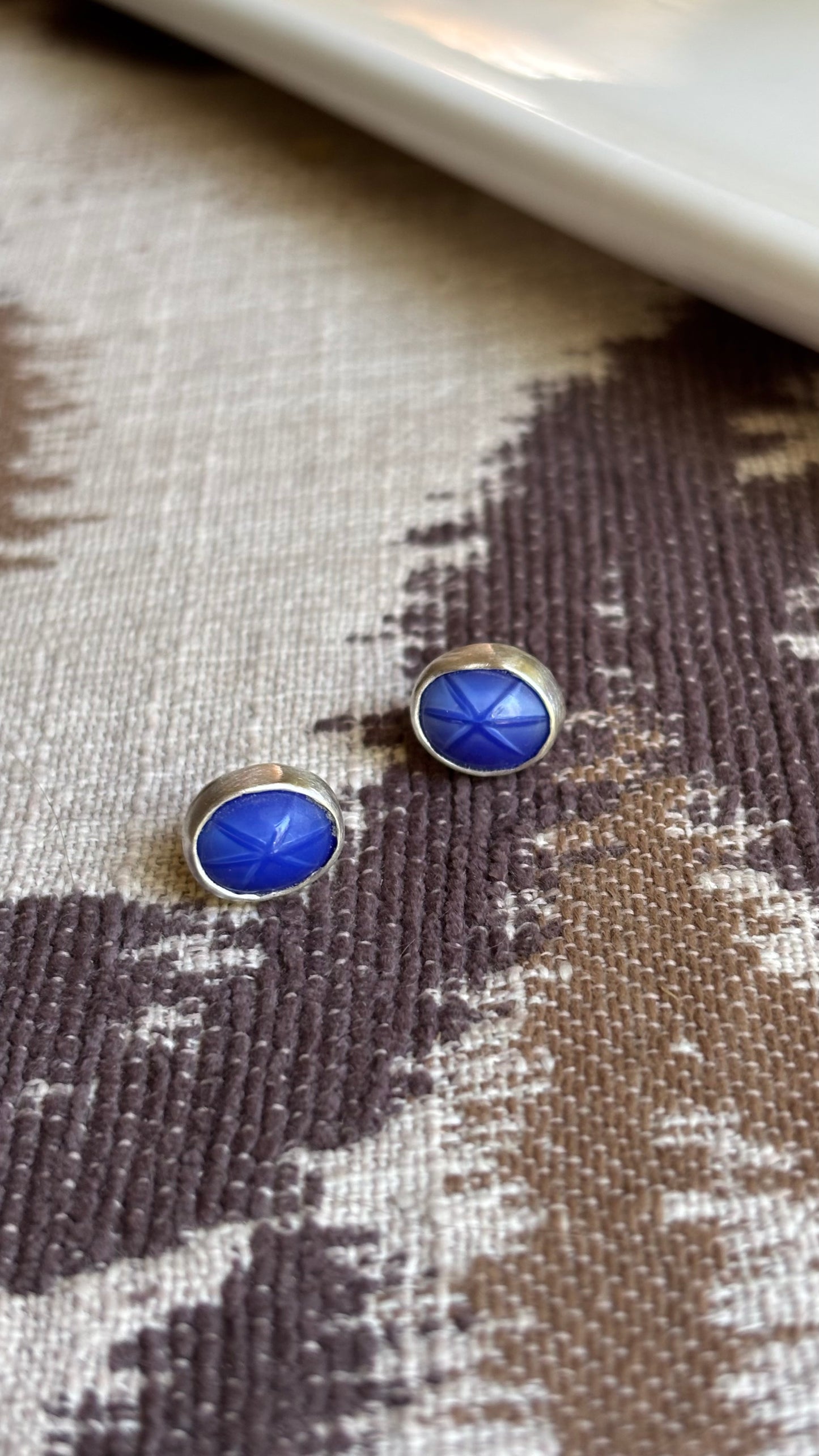 Blue Star Earrings