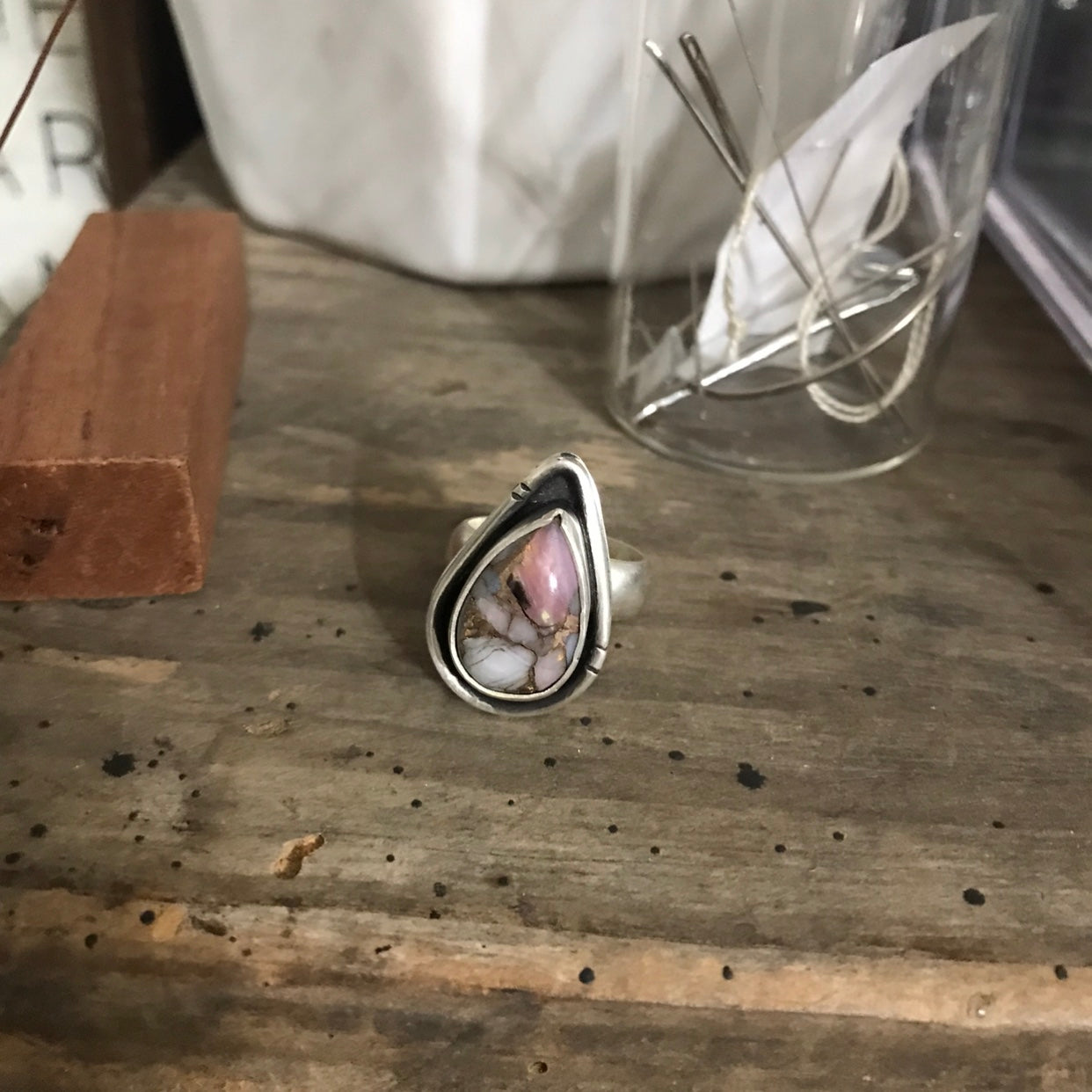 Pink Opal Ring