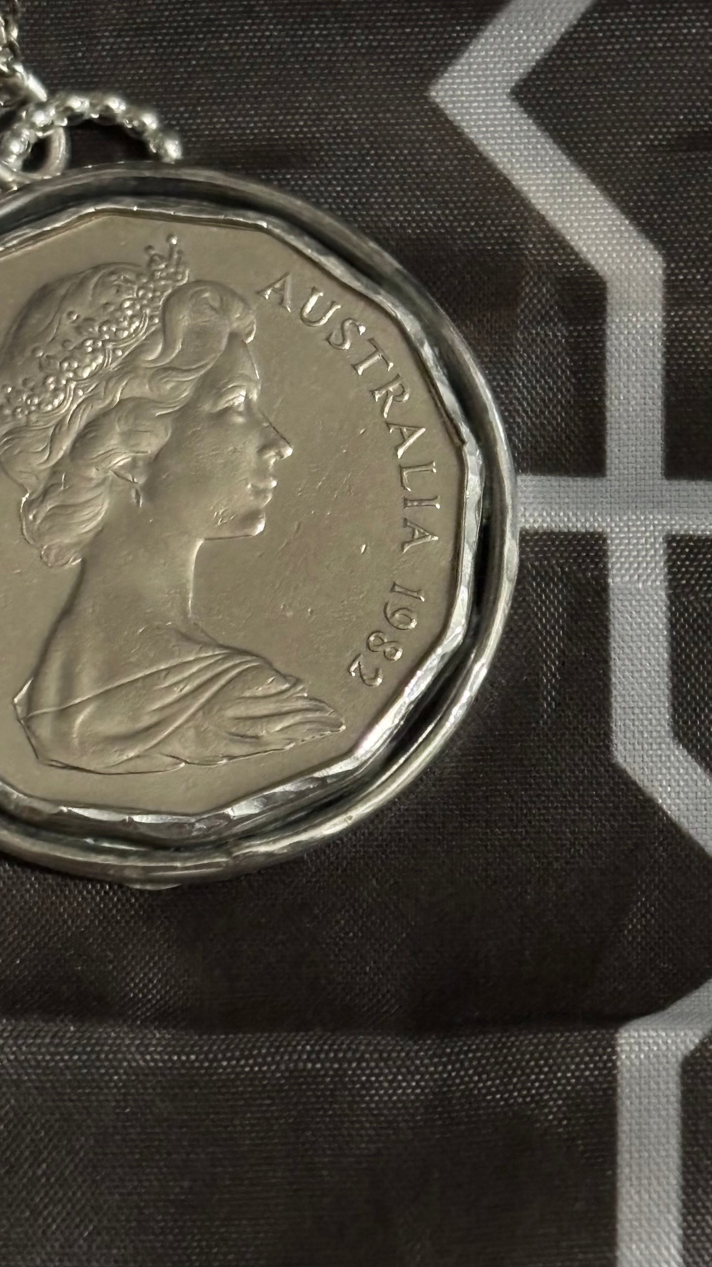 1982 Commonwealth Games Coin Necklace