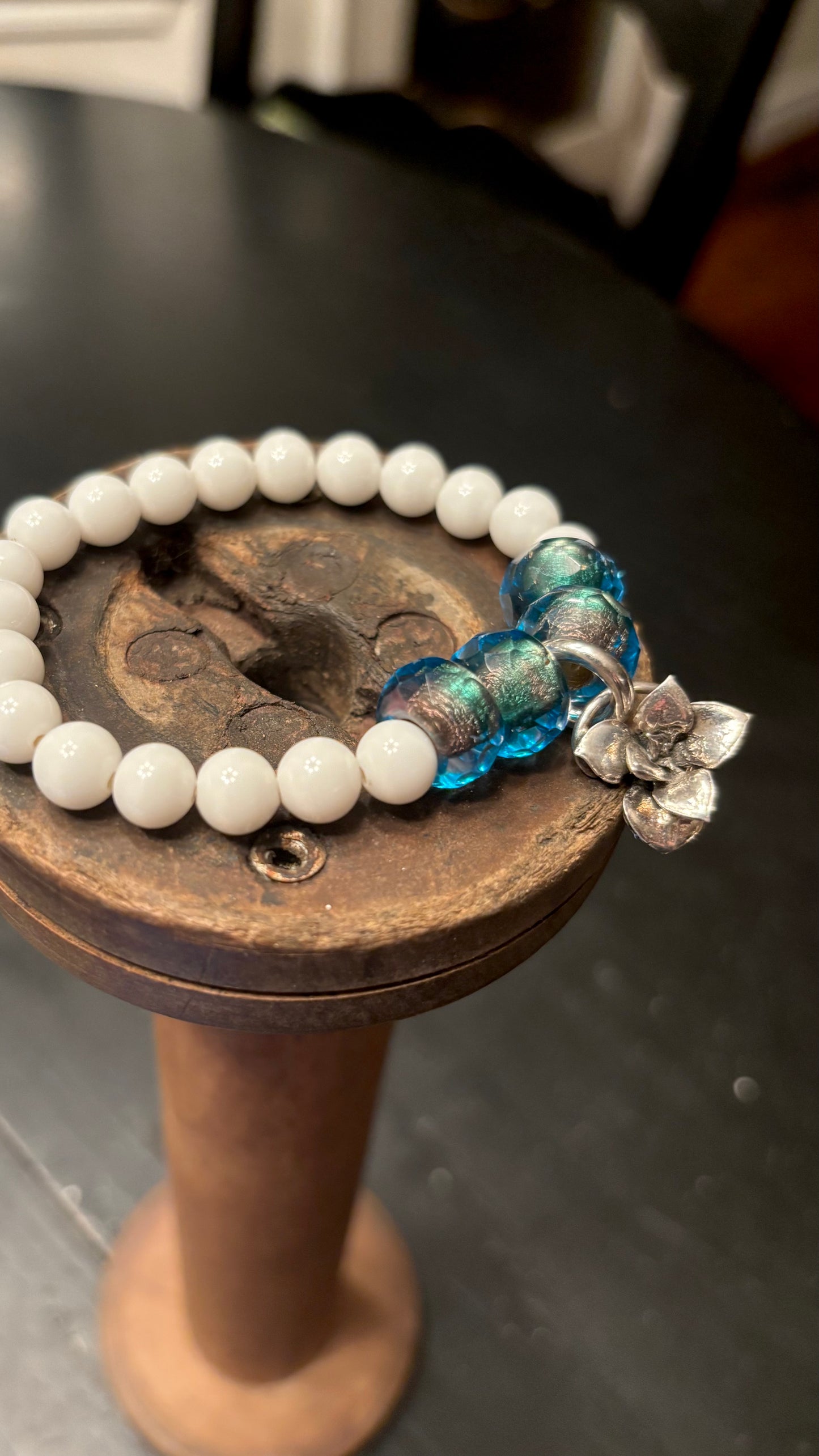 Sterling Silver Succulent bracelet