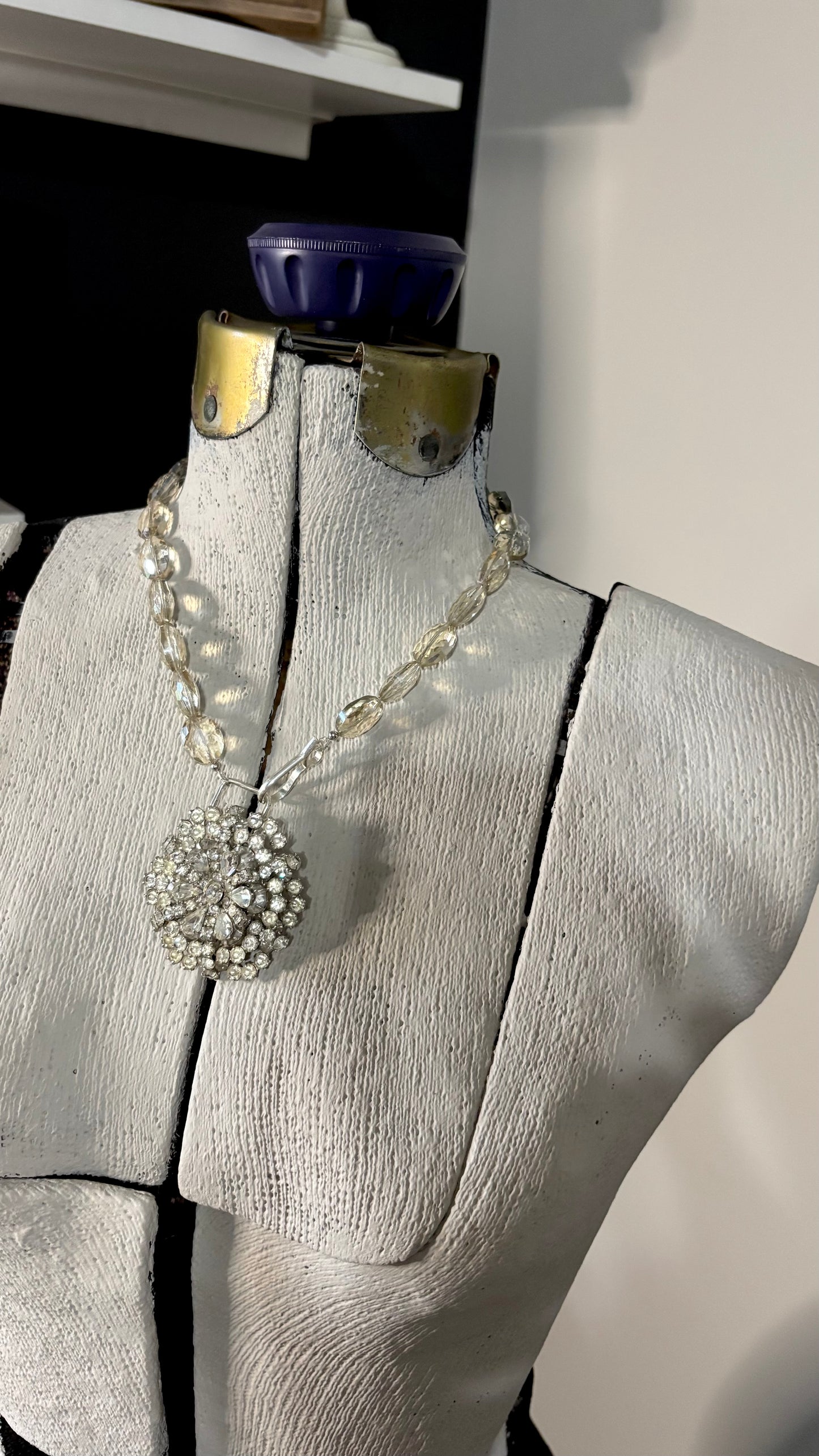 Vintage Brooch - Necklace