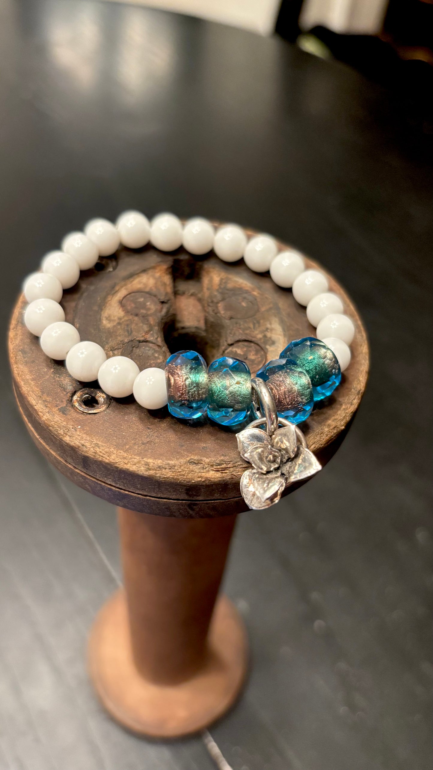 Sterling Silver Succulent bracelet