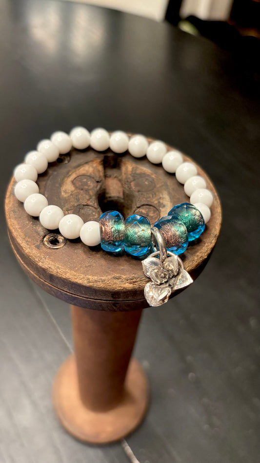 Sterling Silver Succulent bracelet