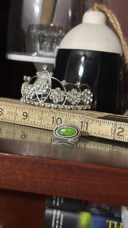 Green Mohave Turquoise Ring