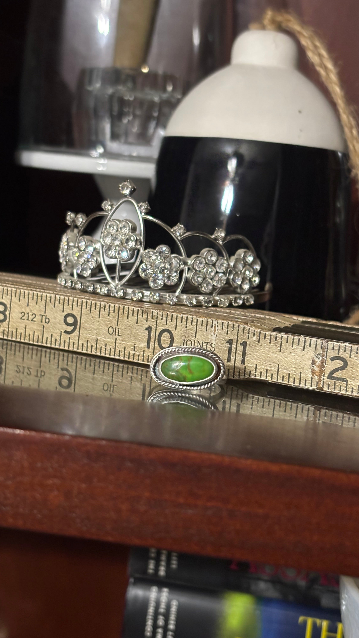 Green Mohave Turquoise Ring