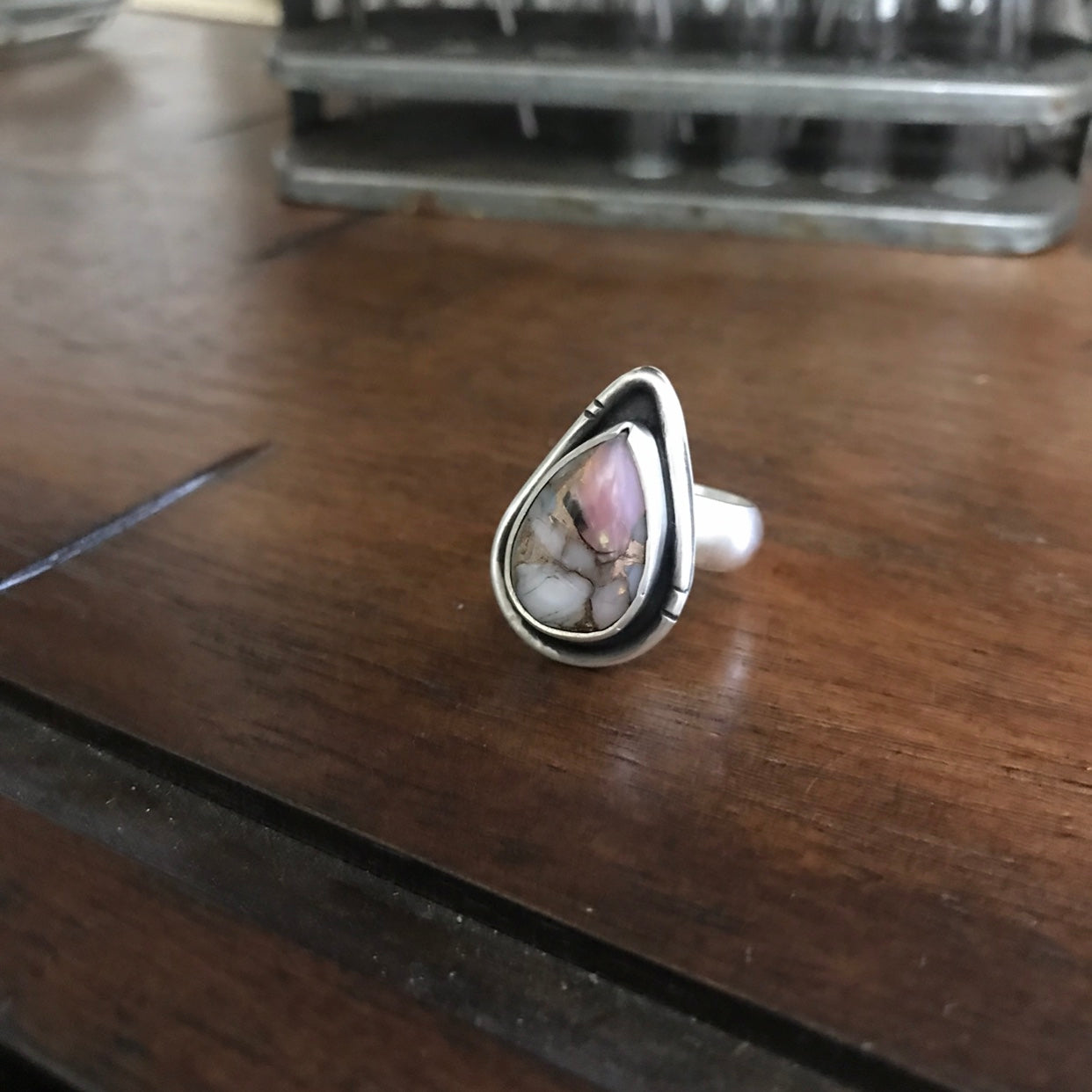 Pink Opal Ring