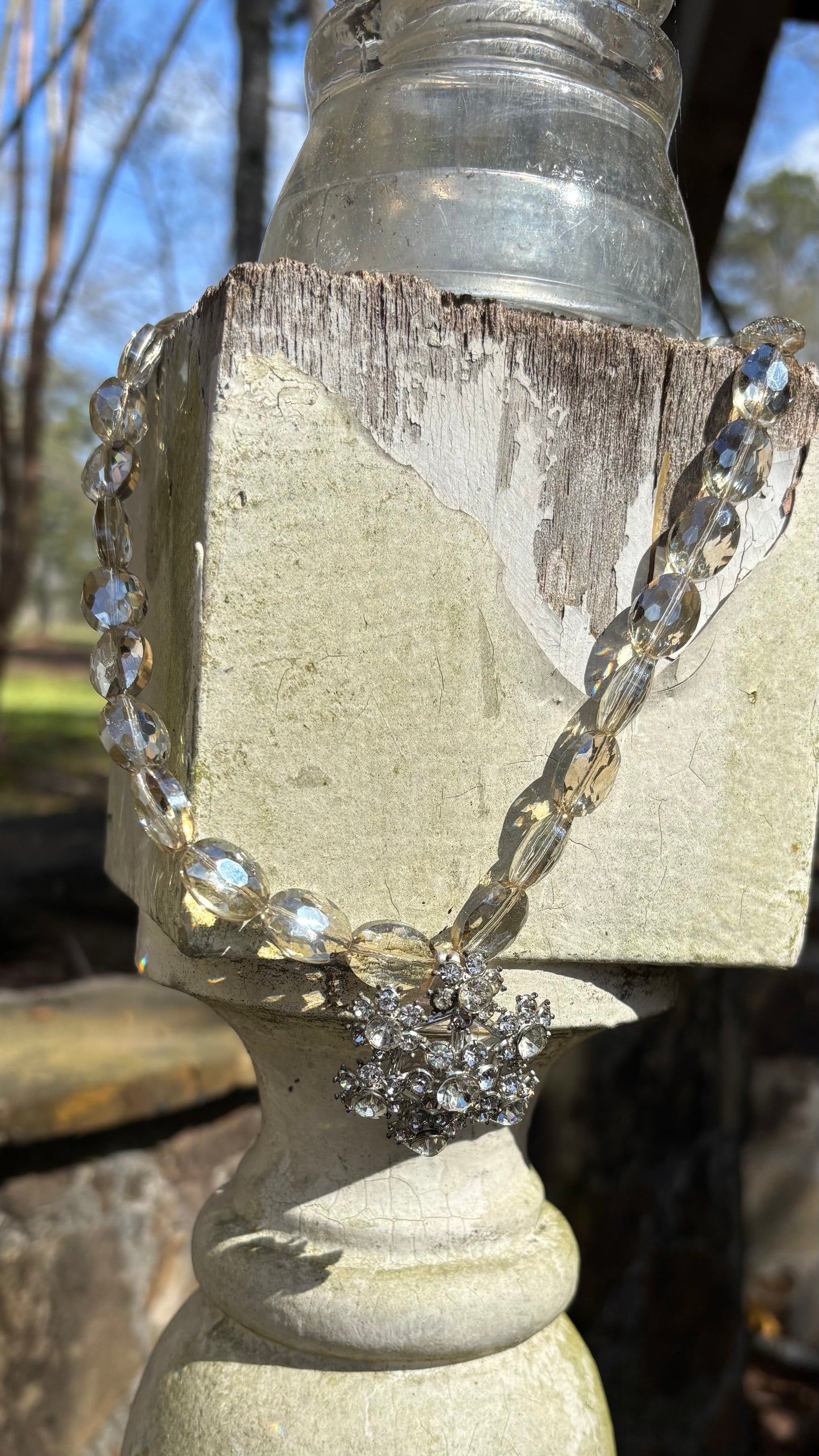 Vintage Brooch - Necklace