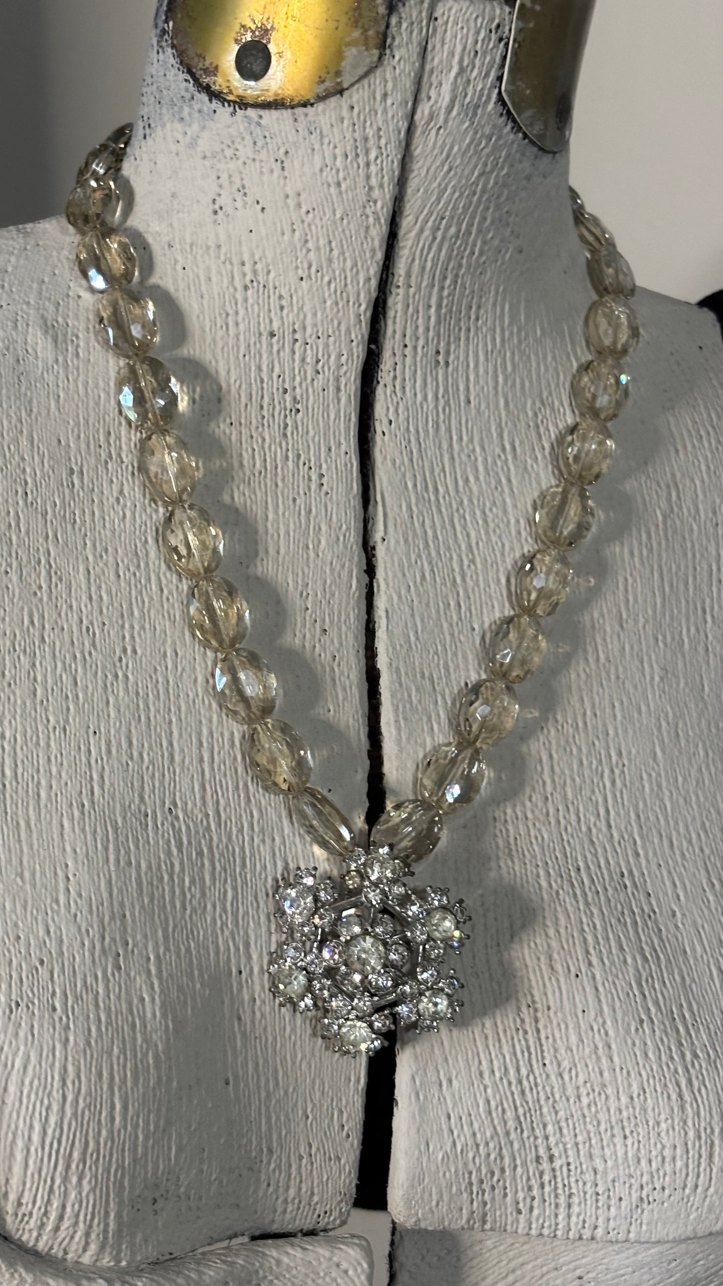 Vintage Brooch - Necklace