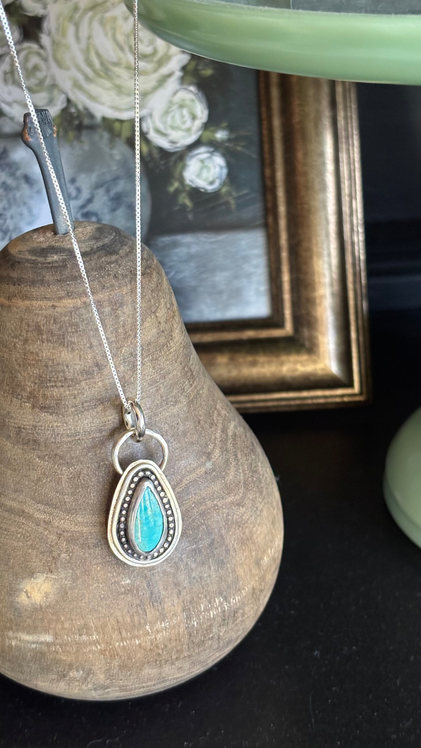 Tear Drop Turquoise Necklace