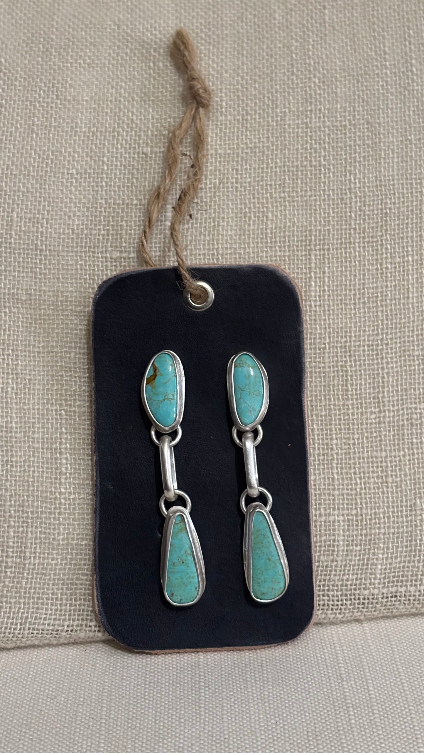 Glacier Blue Turquoise Earrings