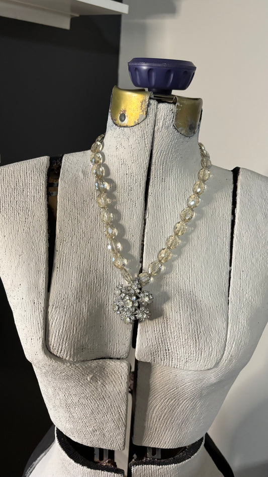 Vintage Brooch - Necklace