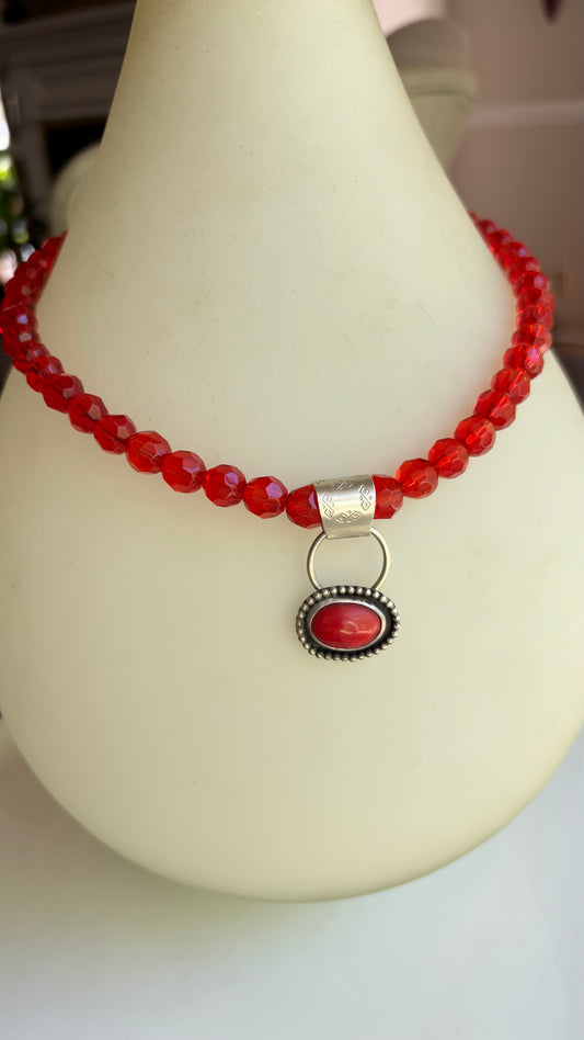 Rosy Red Necklace