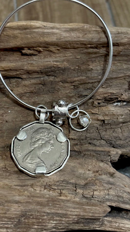 1970 Queen Elizabeth II Coin Bangle