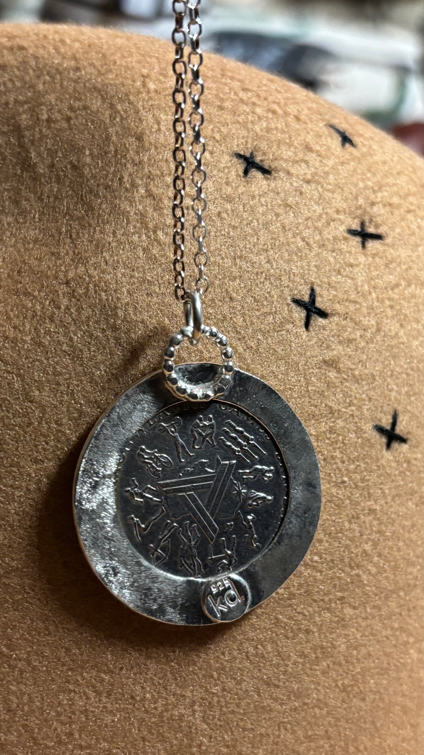 1982 Commonwealth Games Coin Necklace