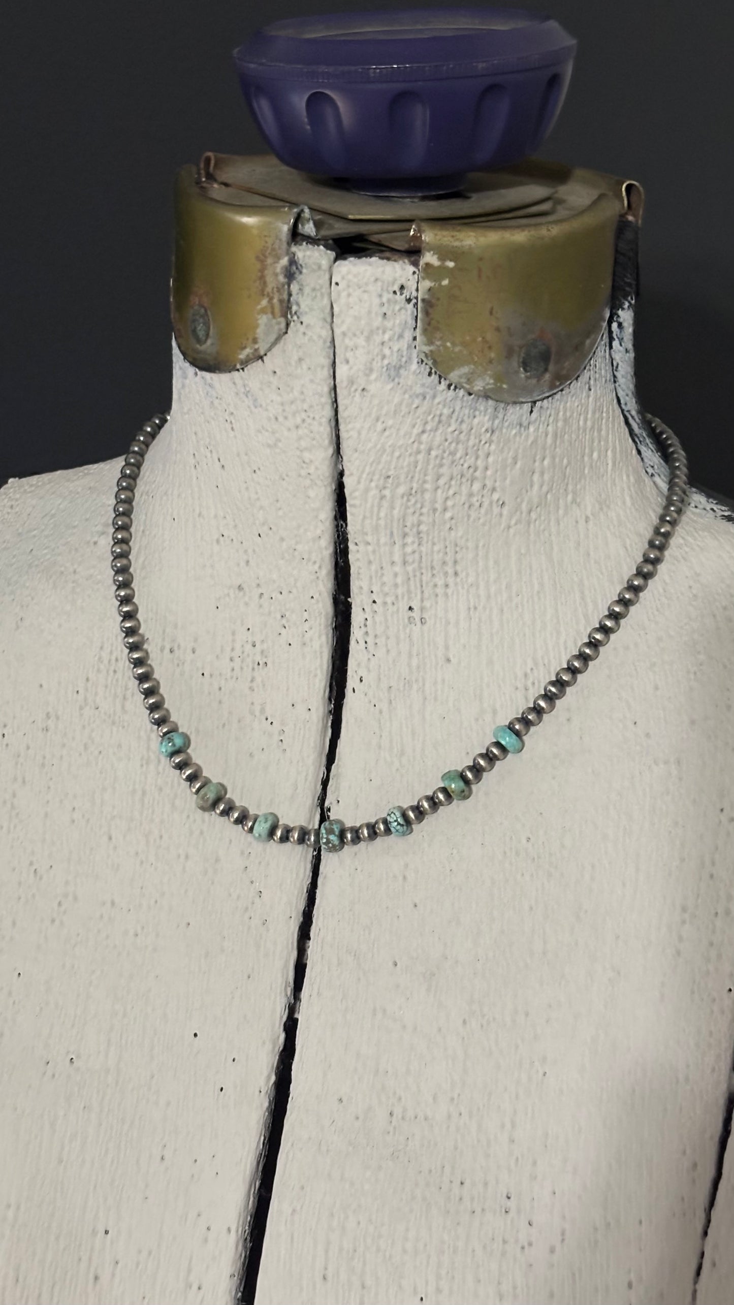 Choker-Sterling Silver Necklace