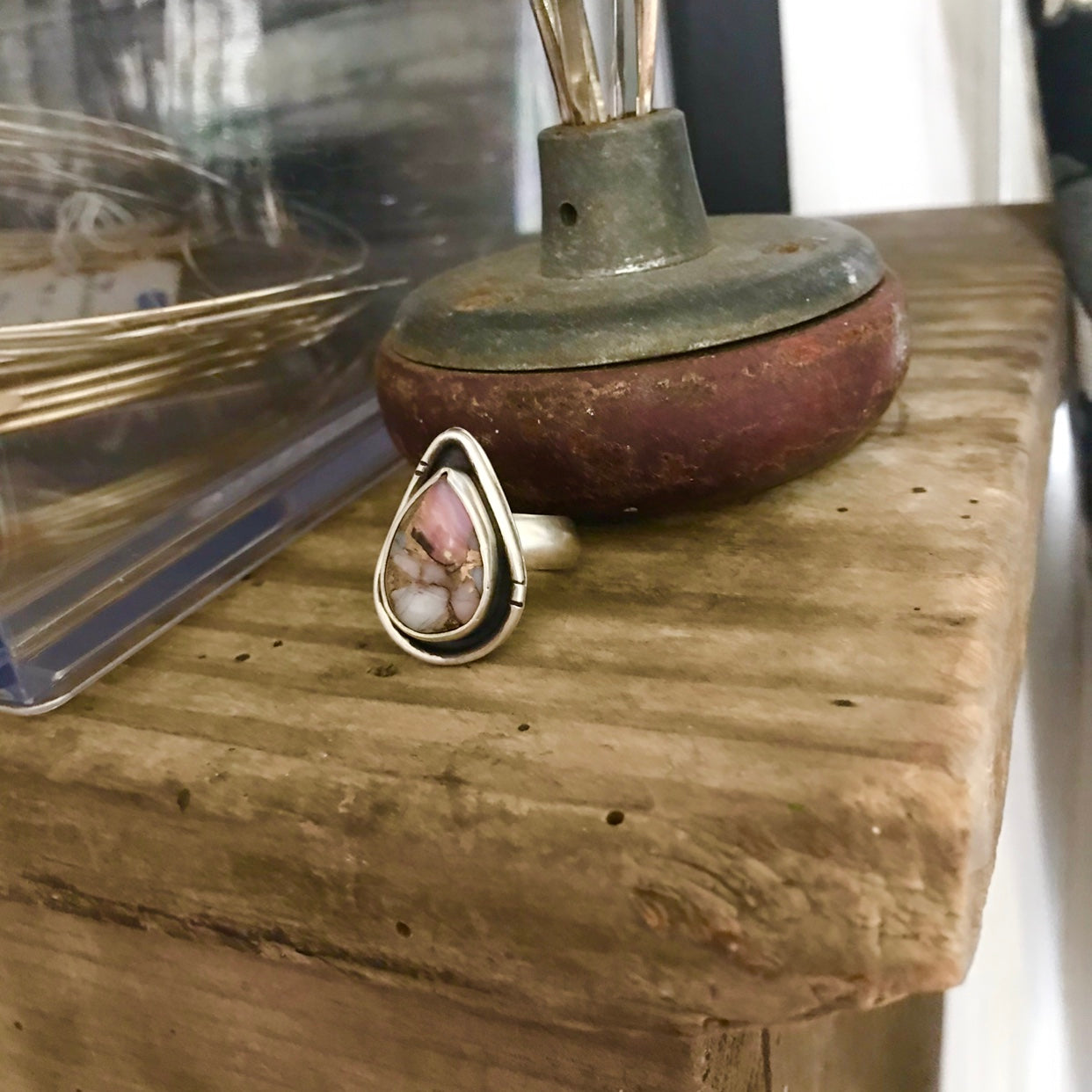 Pink Opal Ring