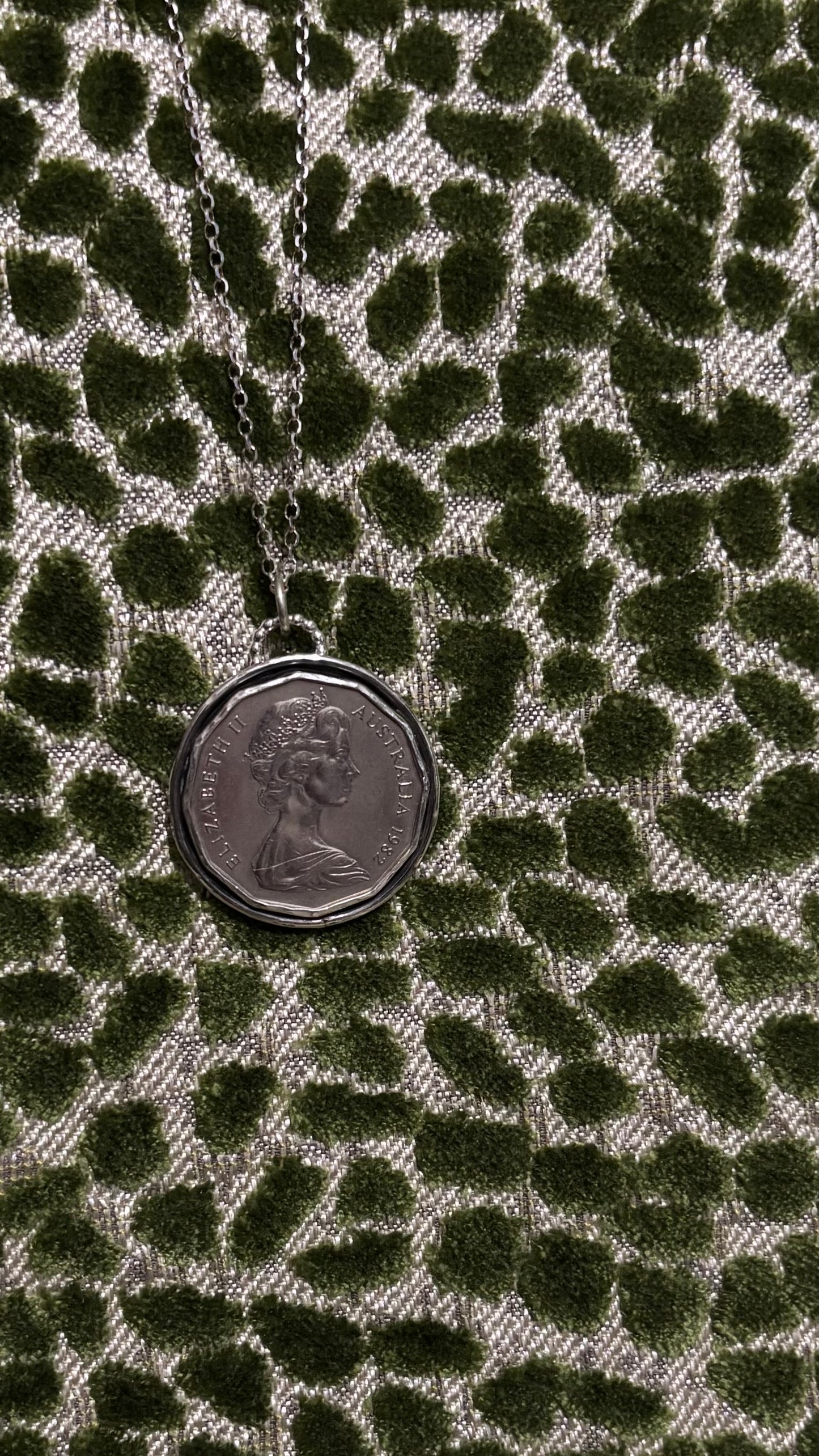 1982 Commonwealth Games Coin Necklace